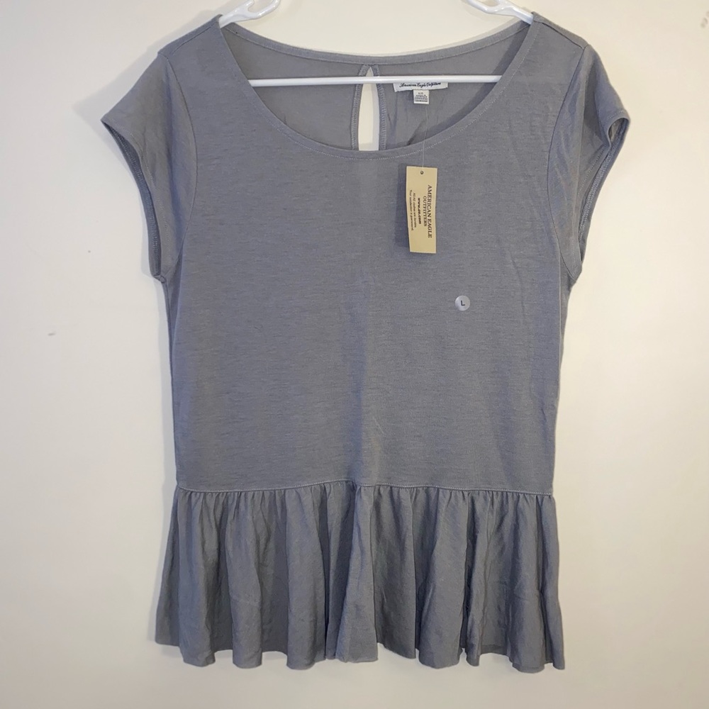NWOT American Eagle Peplum Top